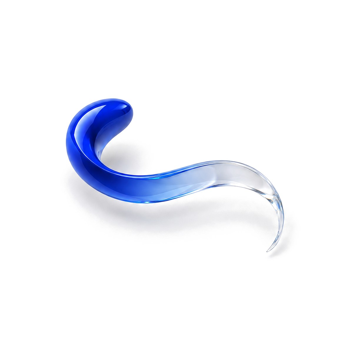 Head: short, bright, fades fast; Tail: long, fades slower